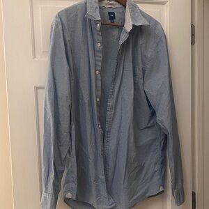 GAP Light Blue Checkered Shirt